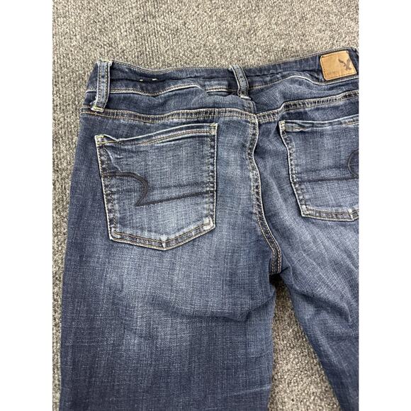 American Eagle Jegging Jeans Super Stretch Women’s Size 4 Faded Wash - Picture 10 of 13